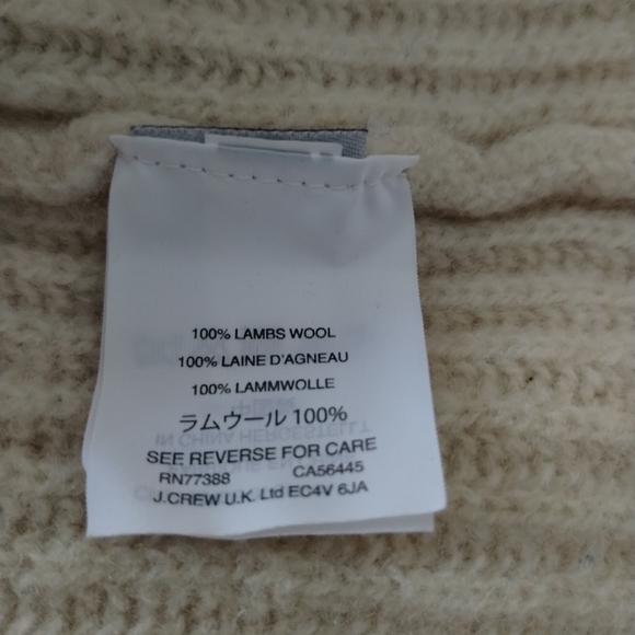 J. Crew Ribbed Popover Cream Size 2XS - Picture 5 of 10